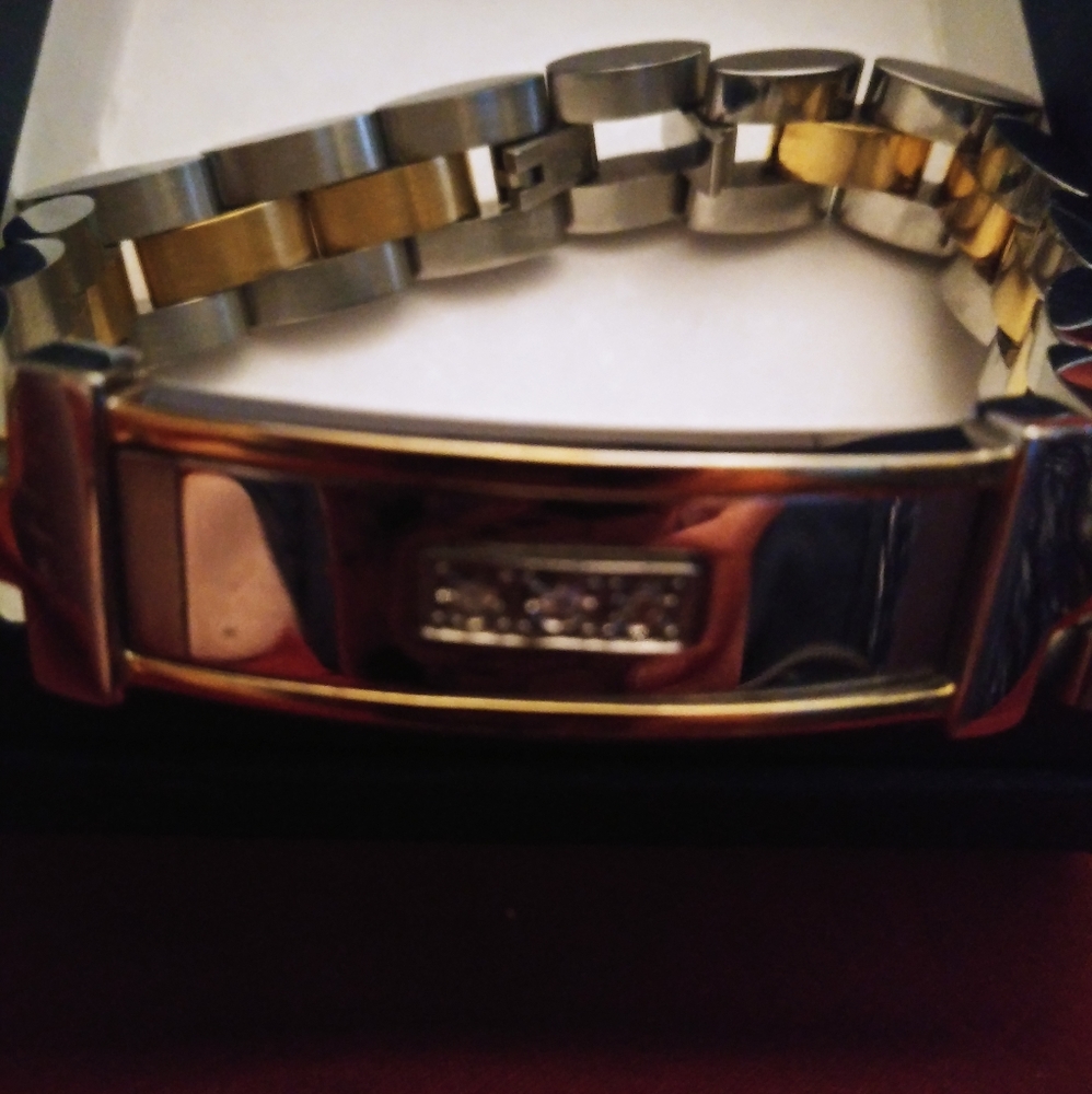 Men's Silver&Gold Link "Today, Tomorrow, & Always"